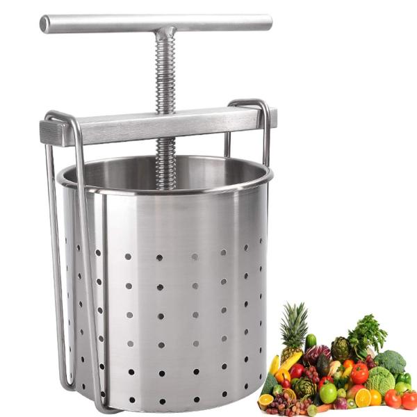 脱水機 手動 果汁しぼり器 野菜 絞り器 ハンドミキサー ろ過器 304ステンレス鋼 ??机 家庭用...