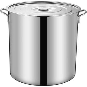 寸胴鍋 業務用ステンレス寸胴鍋 大容量 【20-40cm】 ふた付き IH対応