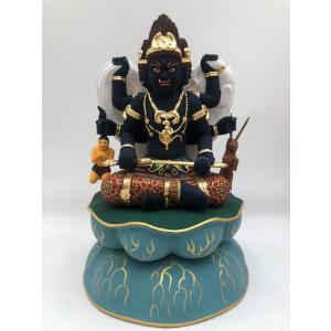 仏像 RIYAK 彩色 忿怒三面大黒天 BASIC 高さ55mm 横幅50mm