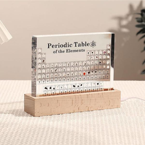 元素周期表 実物実際の元素の周期表 83種実物 元素入り アクリル 周期表 ディスプレイ 化学 元素...
