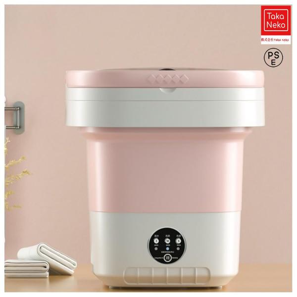 小型洗濯機 12L大容量 たためる バケ コンパクト タイマー 脱水 一人用 高い洗浄力 ポータブル...