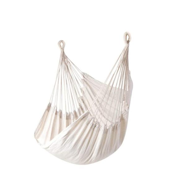 ハンモックチェア ハンギングチェア 折りたたみ 耐荷重150kg ロープチェア クッションと収納袋付...