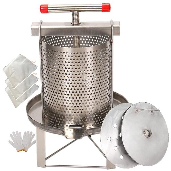 蜂蜜 圧搾機 蜜 絞り 機 蜂蜜分離器 養蜂器具 遠心分離機 蜂蜜抽出器 絞り器 手動 脱水機 ジュ...