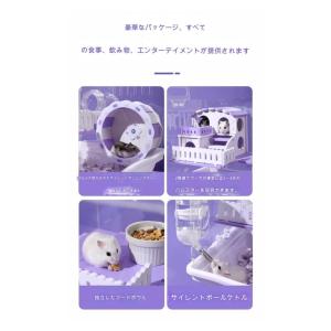 ハムスターケージ アクリル 透明ケージ 小動物...の詳細画像5