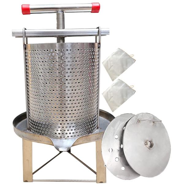 蜂蜜 絞り 器 みしん 養蜂 器具 はちみつ 遠心分離機 手動 脱水機 みつろう/ミツロウ ワックス...