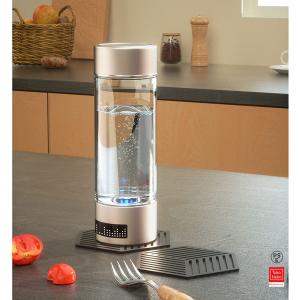 超高濃度水素水生成器 携帯 USB充電式水素水ボトル 冷水/温水通用 一台三役 400ML ボトル式電解水機 水素発生器カップ 水素水生成時間 3分2000ppb 18分6000ppb