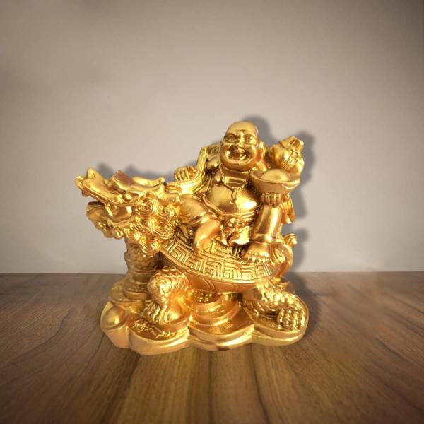 七福神置物 布袋さん 置物 樹脂製 布袋様 風水 仏像 開運 金運アップ 風水グッズ （高さ7.5c...