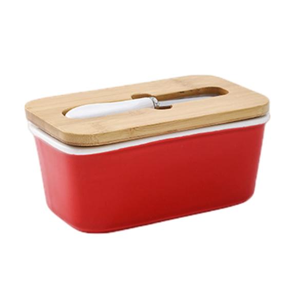 バターケース 密閉容器 600ml バターディッシュバター カッティング ケースバター容器ホーローバ...
