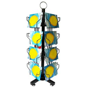 ストア・エキスプレス 什器 回転 棚 ディスプレイ_4段6面卓上