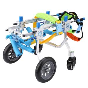 犬用四輪車いす 調整可能 アルミ製 犬用四輪車いす 調整可能 アルミ製