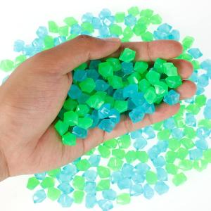 夜光石 円形 丸形 600g 約300個セット 蓄光石 光る石 蛍光石 発光石