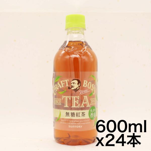 BOSS(ボス) サントリー クラフトボス TEAノンシュガー 香る無糖紅茶 600ml×24本