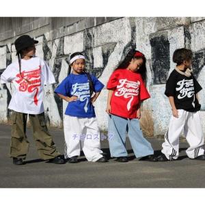 キッズダンス衣装 Tシャツ トップス ヒップホ...の詳細画像2