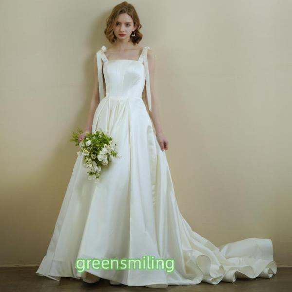 ウェディングドレス ウエディングドレス 二次会 結婚式 披露宴 前撮り 後撮り ブライダル ロングド...