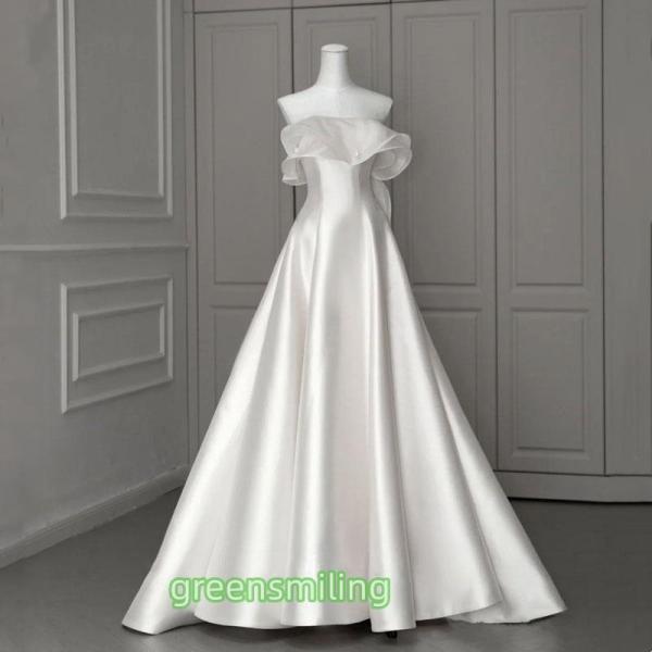 ウェディングドレス ウエディングドレス 二次会 2.5次会 結婚式 披露宴 前撮り 後撮り ブライダ...