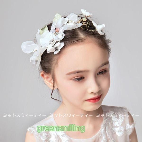 子供 髪飾り ピアノ 発表会 キッズ ヘアアクセサリー フォーマル 子ども/大人 ヘアアクセ 女の子...