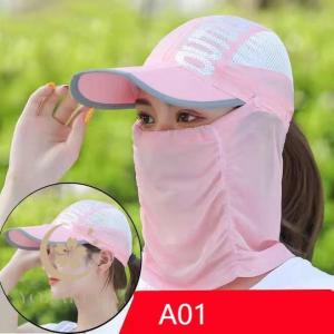 フェイスカバー UV スポーツ ゴルフ テニス...の詳細画像1