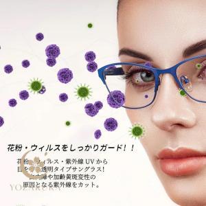 花粉 メガネ 偏光レンズ 調光 花粉防止メガネ...の詳細画像3
