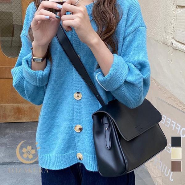 ショルダーバッグ レディース フェイクレザー フリップバッグ 斜めがけバッグ 通学 2way肩掛けバ...