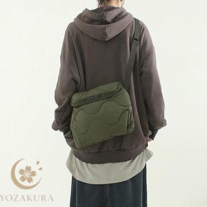 中綿 キルティング ショルダーバッグ サコッシ...の詳細画像2