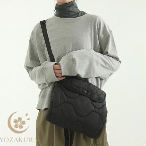 中綿 キルティング ショルダーバッグ サコッシ...の詳細画像4