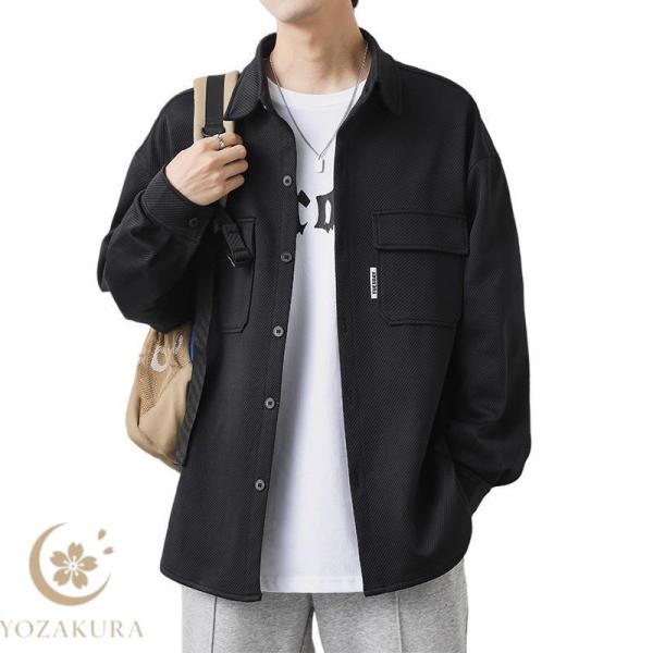 メンズ 男性 秋 新作 トレンディ パーソナリティ ストリート ダイナミック ツイル カーディガン ...