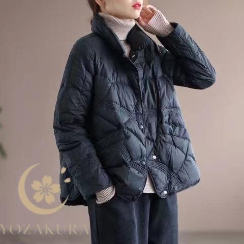 ダウンコート ダウンジャケット レディース 中綿コート ショート丈 大きいサイズ 冬服 暖かい 防風...