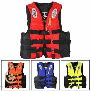 ベスト型 ライフジャケット 6サイズ 4色 笛付き フローティングベスト 救命胴衣 釣り ボート 男女兼用 大人用 子供用 キッズ