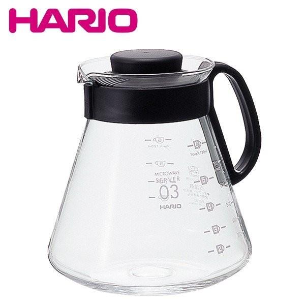 HARIO ハリオ　XVD-80B  実用容量800ml 2〜6杯用  V60レンジサーバー800
