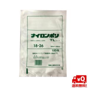 【送料無料】　ナイロンポリ　TLタイプ　18-26　0.07×180×260mm　(100枚)福助工...