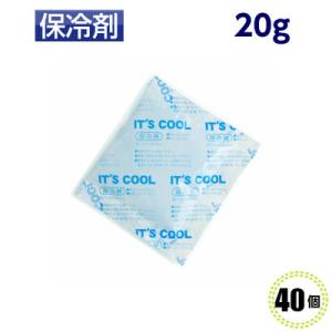 保冷剤　業務用　プチ［I-20]　20g　(40個) 70×80mm I'TS COOL(イッツクー...