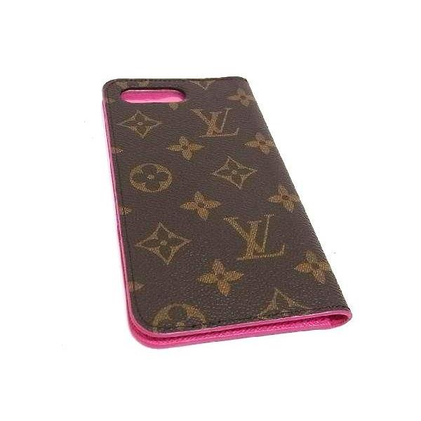 ■美品■ LOUIS VUITTON ルイヴィトン M63401 モノグラム フォリオ iPhone...