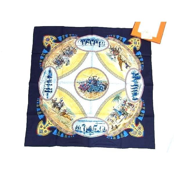 ■新品■未使用■HERMES エルメス CAVALIERS PEULS【プール族の騎手】カレ90 シ...