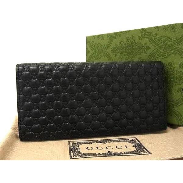 ■新品■未使用■ GUCCI グッチ 307774 グッチシマ レザー 二つ折り 長財布 ウォレット...