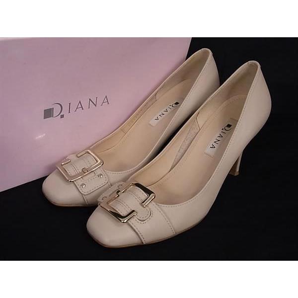 DIANA ダイアナ レザー レザー ヒール パンプス 表記サイズ23 (約23.0cm) 靴 シュ...