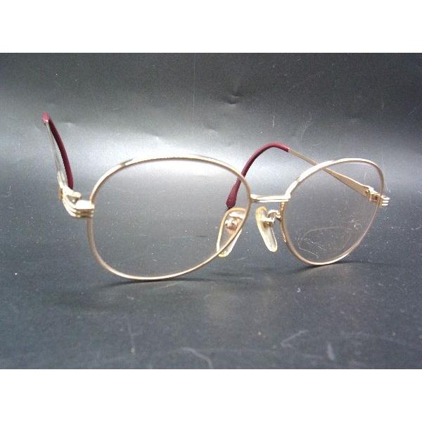 ■美品■ YVESSAINTLAURENT イヴサンローラン 50□14 度入り 眼鏡 メガネ  ゴ...