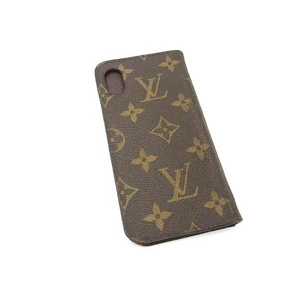 LOUIS VUITTON ルイヴィトン M63443 モノグラム 手帳型 フォリオ iPhoneX...
