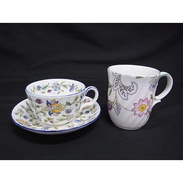 ■美品〜■ MINTON ミントン フラワー 花柄 カップ&amp;ソーサー 食器 テーブルウェア 2点セッ...