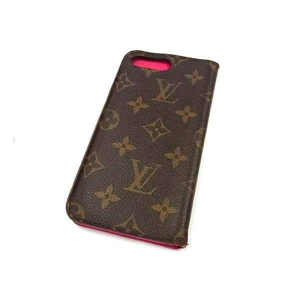 LOUIS VUITTON ルイヴィトン M63401 モノグラム フォリオ iPhone7plus...