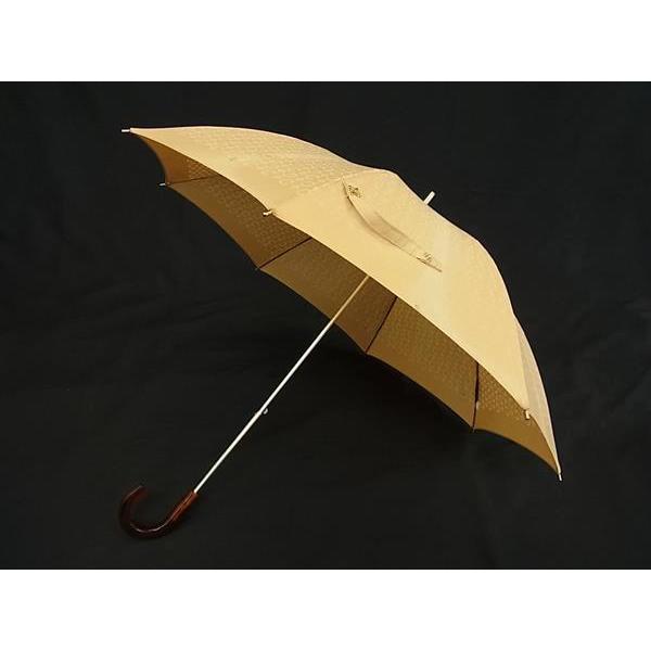 CELINE セリーヌ Cマカダム 長傘 日傘 高級傘 アンブレラ レディース ベージュ系 DI19...