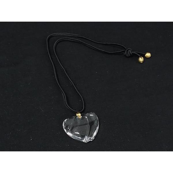 Baccarat バカラ クリスタルガラス ハート ネックレス ペンダント アクセサリー レディース...