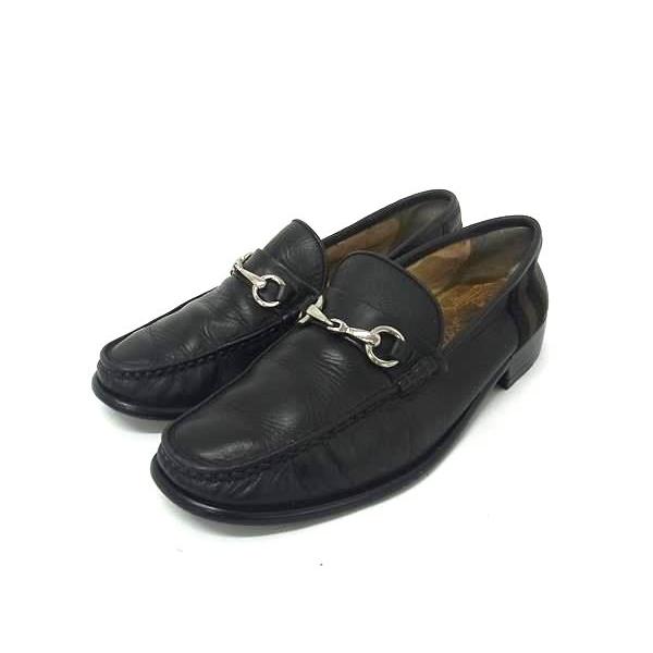 Salvatore Ferragamo フェラガモ レザー ローファー 表記サイズ 26 シューズ ...