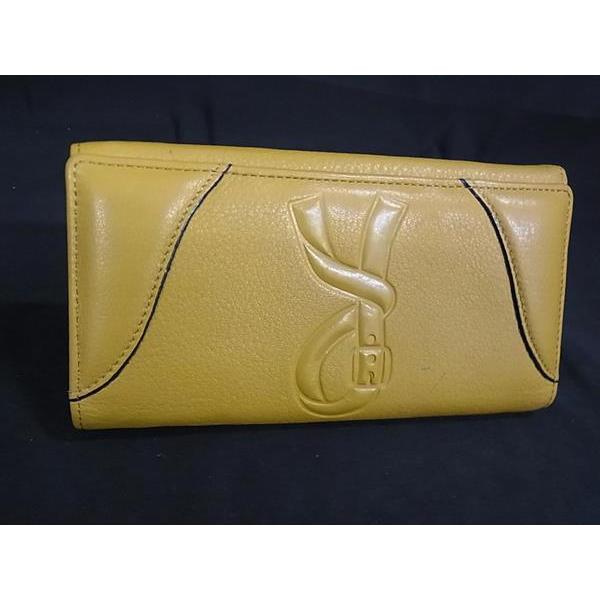 ■美品■ Roberta di Camerino ロベルタ ディ カメリーノ レザー 二つ折り 長財...