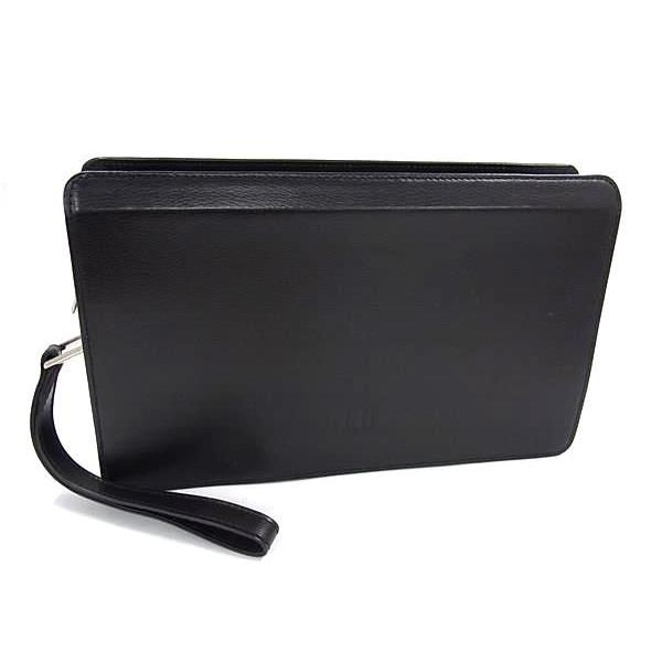 ■新品同様■ dunhill ダンヒル レザー セカンドバッグ クラッチバッグ 紳士 ビジネス メン...