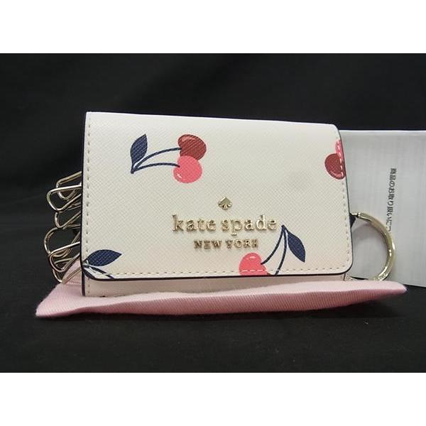 ■極美品■ kate spade ケイトスペード K6019 ステイシーダンシングチェリー 6連 キ...