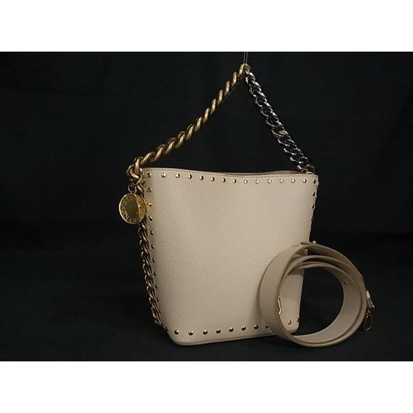 ■新品同様■ STELLA McCARTNEY ステラ マッカートニー フレイム レザー チェーン ...