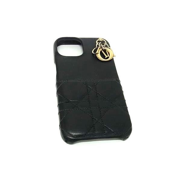 ■美品■ ChristianDior ディオール レディディオール カナージュ レザー iPhone...