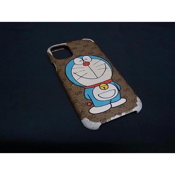 GUCCI グッチ 647806・617664 ドラえもん コラボ マイクロGG PVC iPhon...