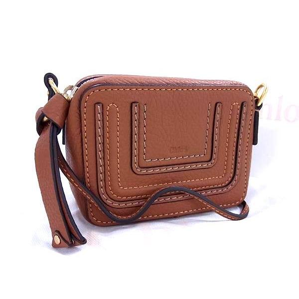 ■新品同様■ Chloe クロエ マーシー レザー ショルダーバッグ ミニバッグ 肩掛け レディース...