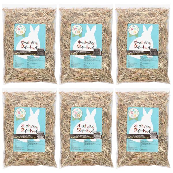 うさぎ 牧草 ウイートヘイ 500gX6袋 ウサギ チンチラ ハムスター デグー モルモット もふぱ...